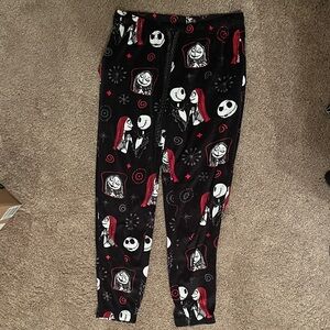 Black and Red Nightmare Before Christmas Pajama Pants